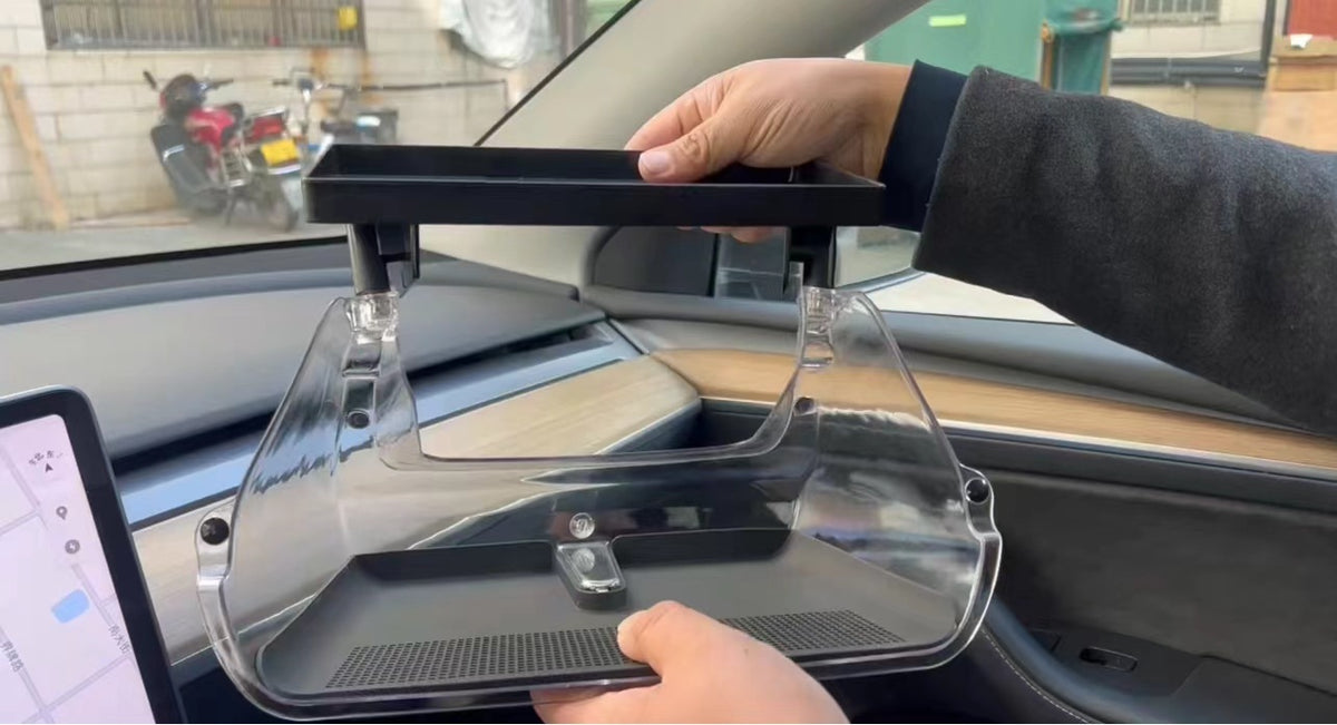 For Tesla M3Y Screen Under ETC Storage Box